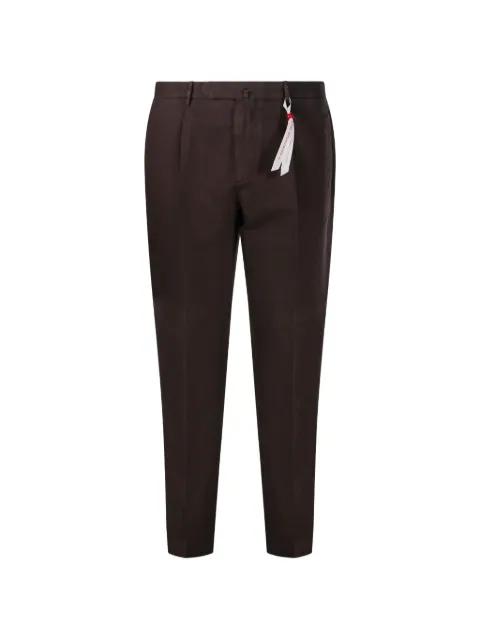 pleated tapered trousers by SANTANIELLO