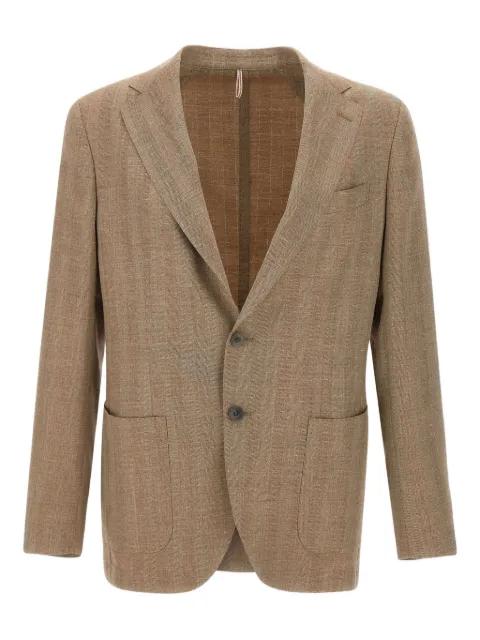single-breasted blazer by SANTANIELLO