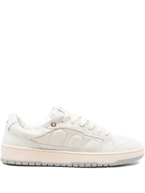 padded leather sneakers by SANTHA