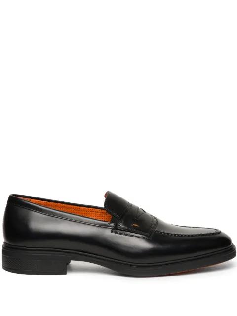 Easy leather loafers by SANTONI
