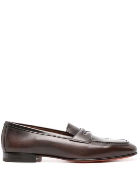 Figaro leather loafers by SANTONI