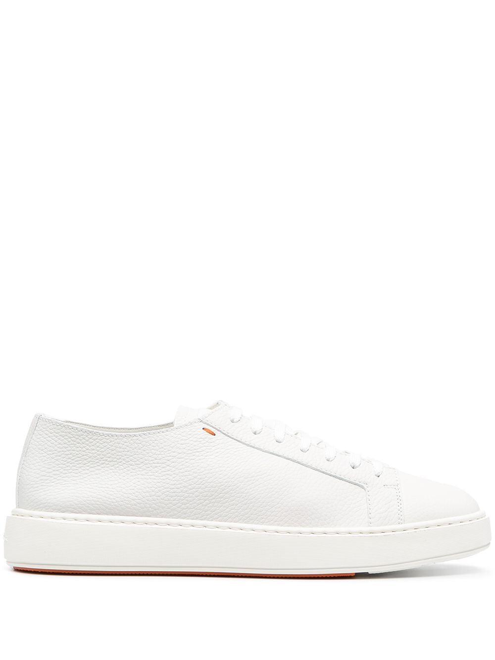Grey Lace Up Sneakers by SANTONI