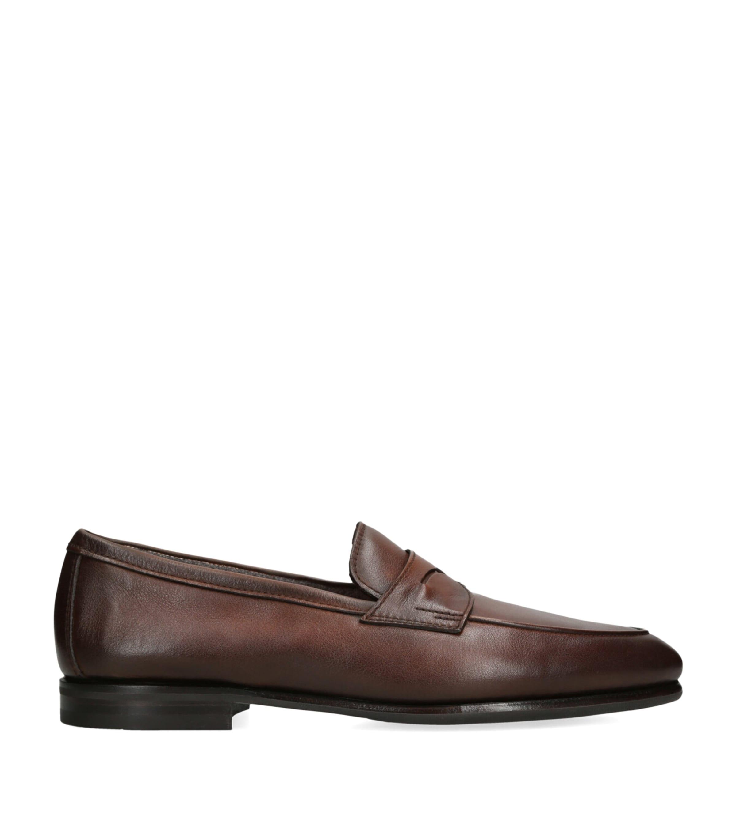 Leather Carlos Loafers by SANTONI