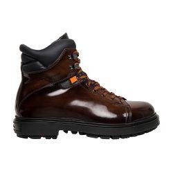 Leather hiking boots by SANTONI