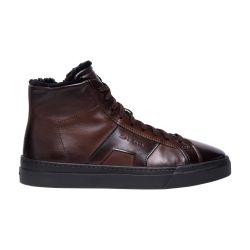 Leather sneakers by SANTONI