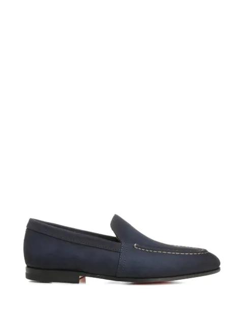 Malibu suede loafers by SANTONI