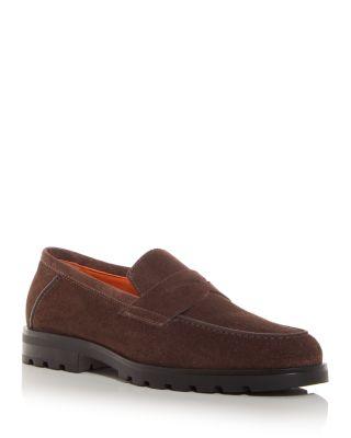 Men's Detroit Slip On Penny Loafers by SANTONI