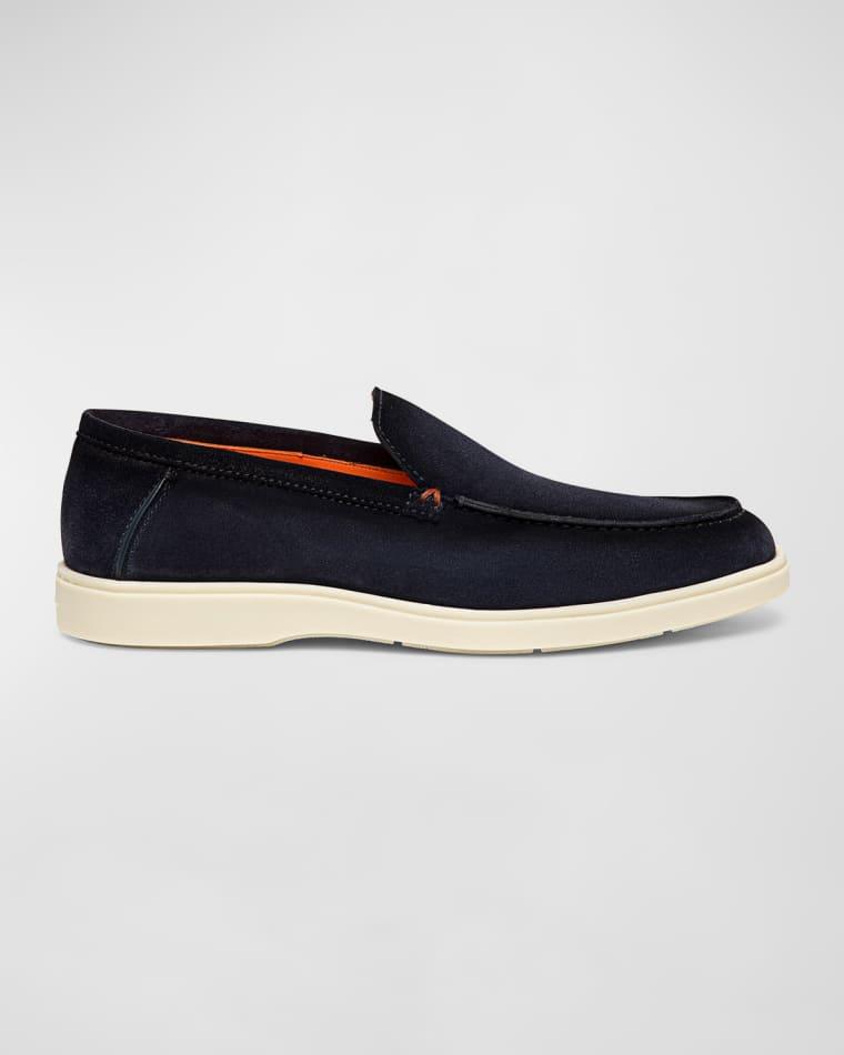Men's Detroit Suede Loafers by SANTONI
