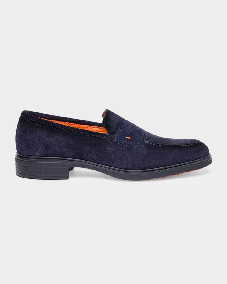 Men's Easy Suede Loafers by SANTONI