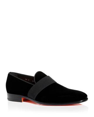 Men's Isomer-Vlun01 Velvet Slip On Formal Loafers by SANTONI