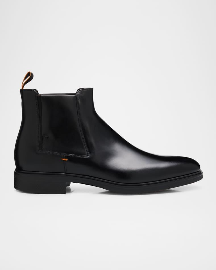 Men's Leather Chelsea Boots by SANTONI