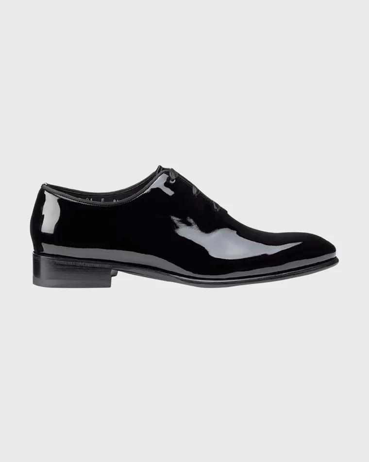 Men's Padova Patent Leather Oxfords by SANTONI