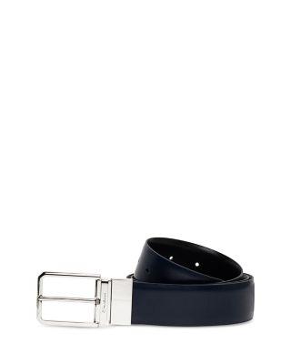 Men's Reversible Leather Belt by SANTONI