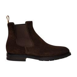 Men’s suede Chelsea boot by SANTONI