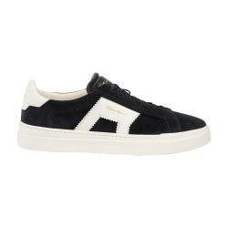 Men's suede and leather sneaker by SANTONI