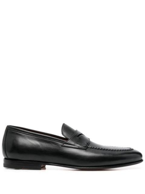 Penny leather loafers by SANTONI
