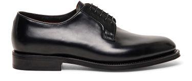 Polished leather Derby shoe by SANTONI