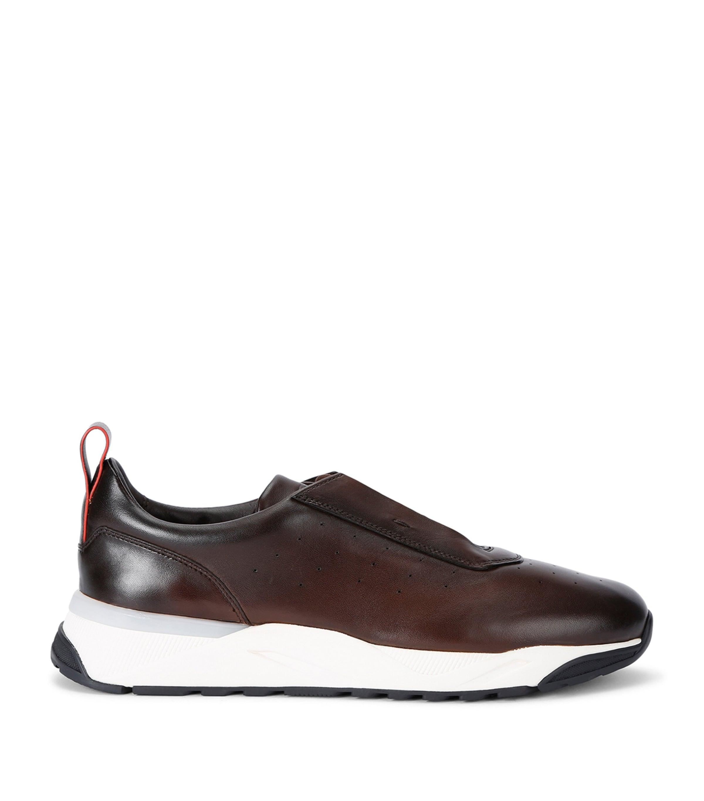 Santoni Leather Innova Sneakers by SANTONI