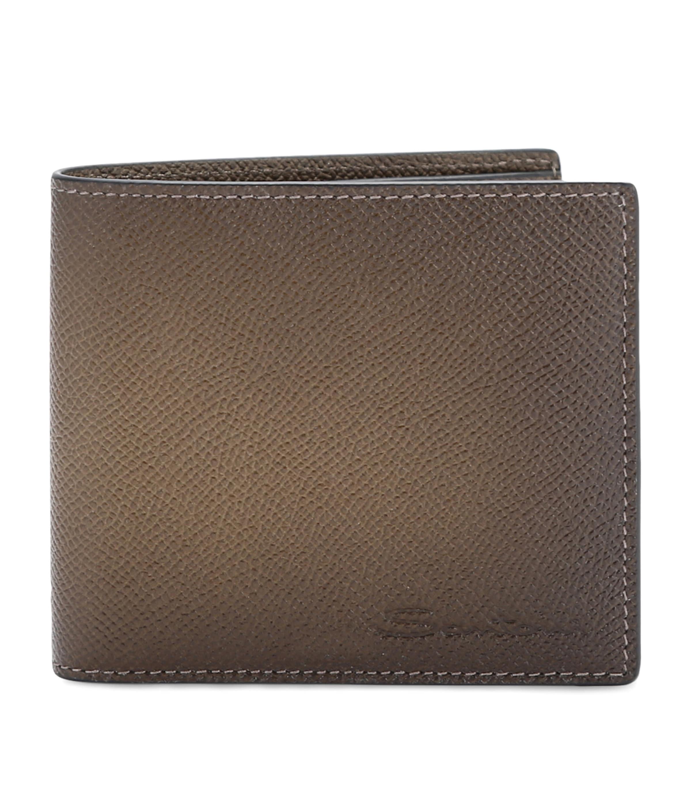 Santoni Leather Ombré Bifold Wallet by SANTONI