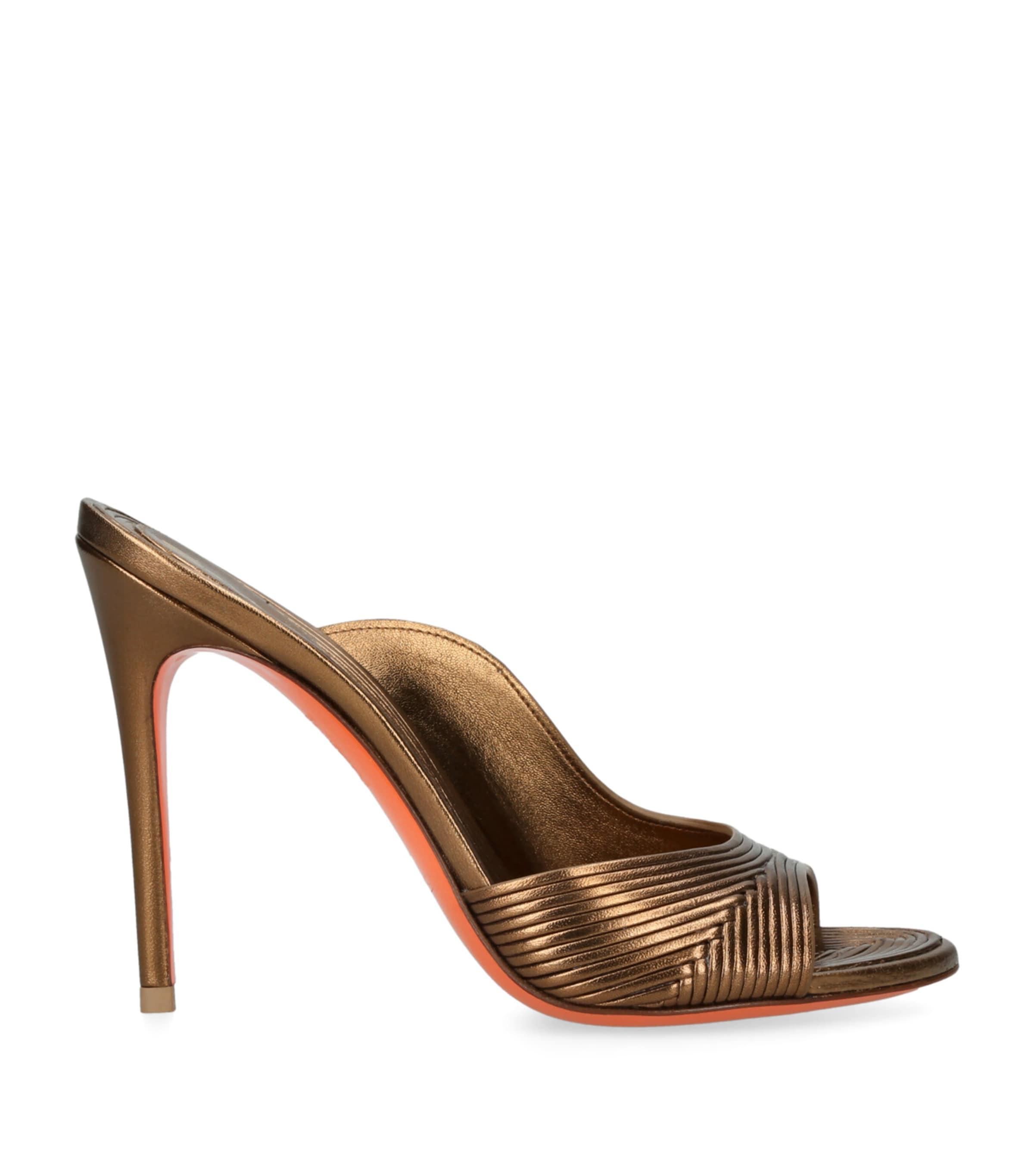 Santoni Nappa Leather Serpentine Mules 105 by SANTONI