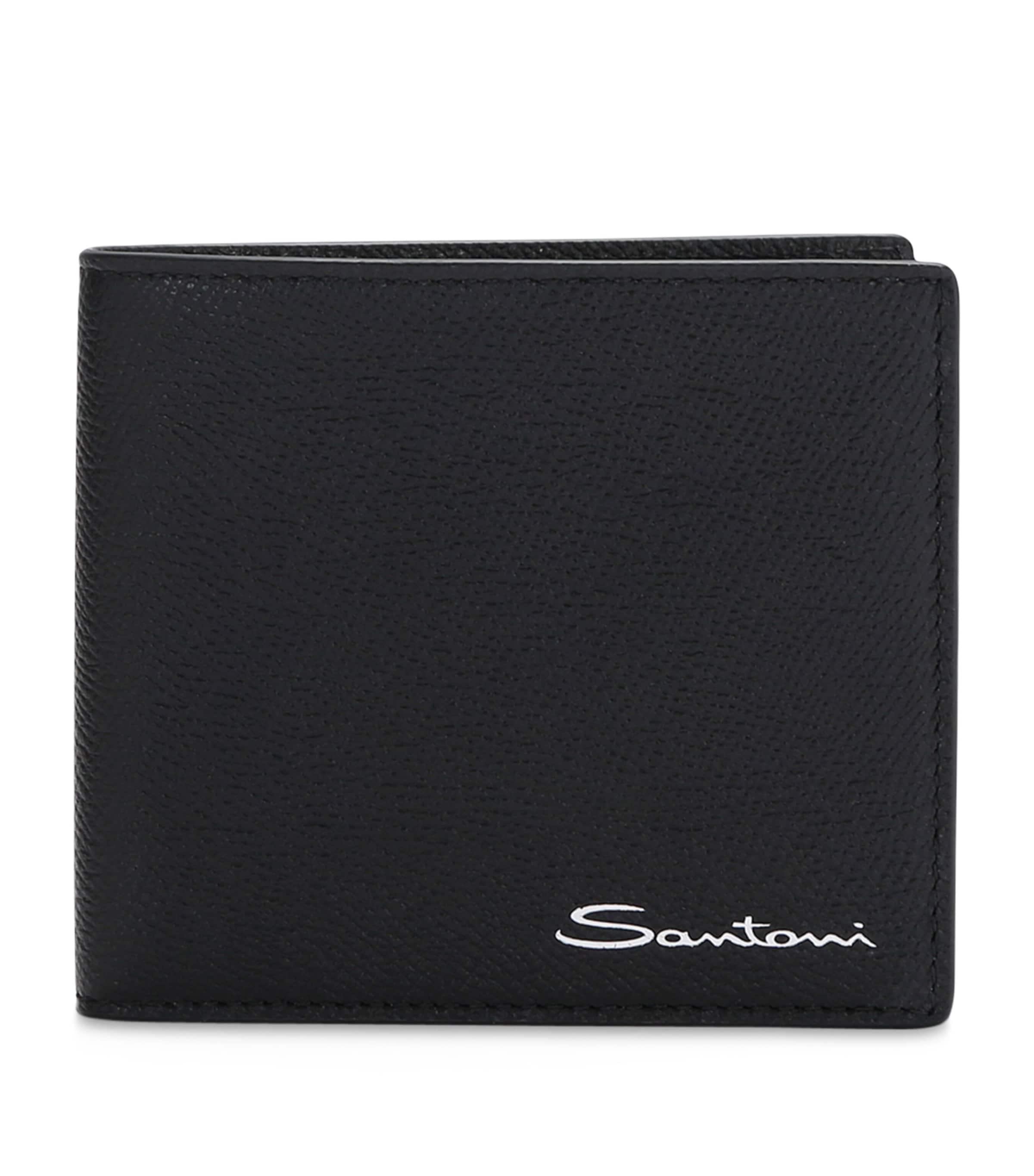 Santoni Textured Leather Wallet by SANTONI