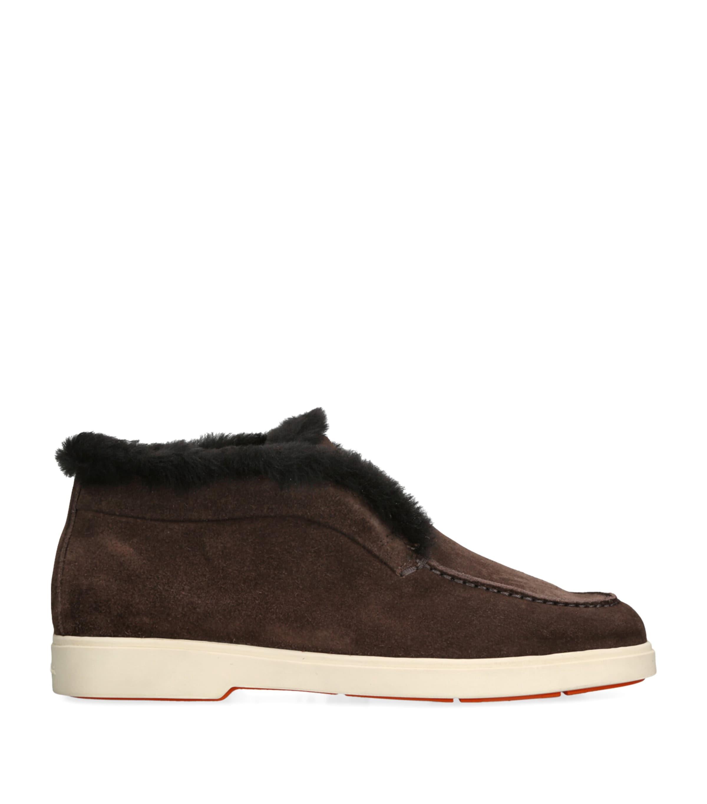 Suede Fortune Ankle Boots by SANTONI