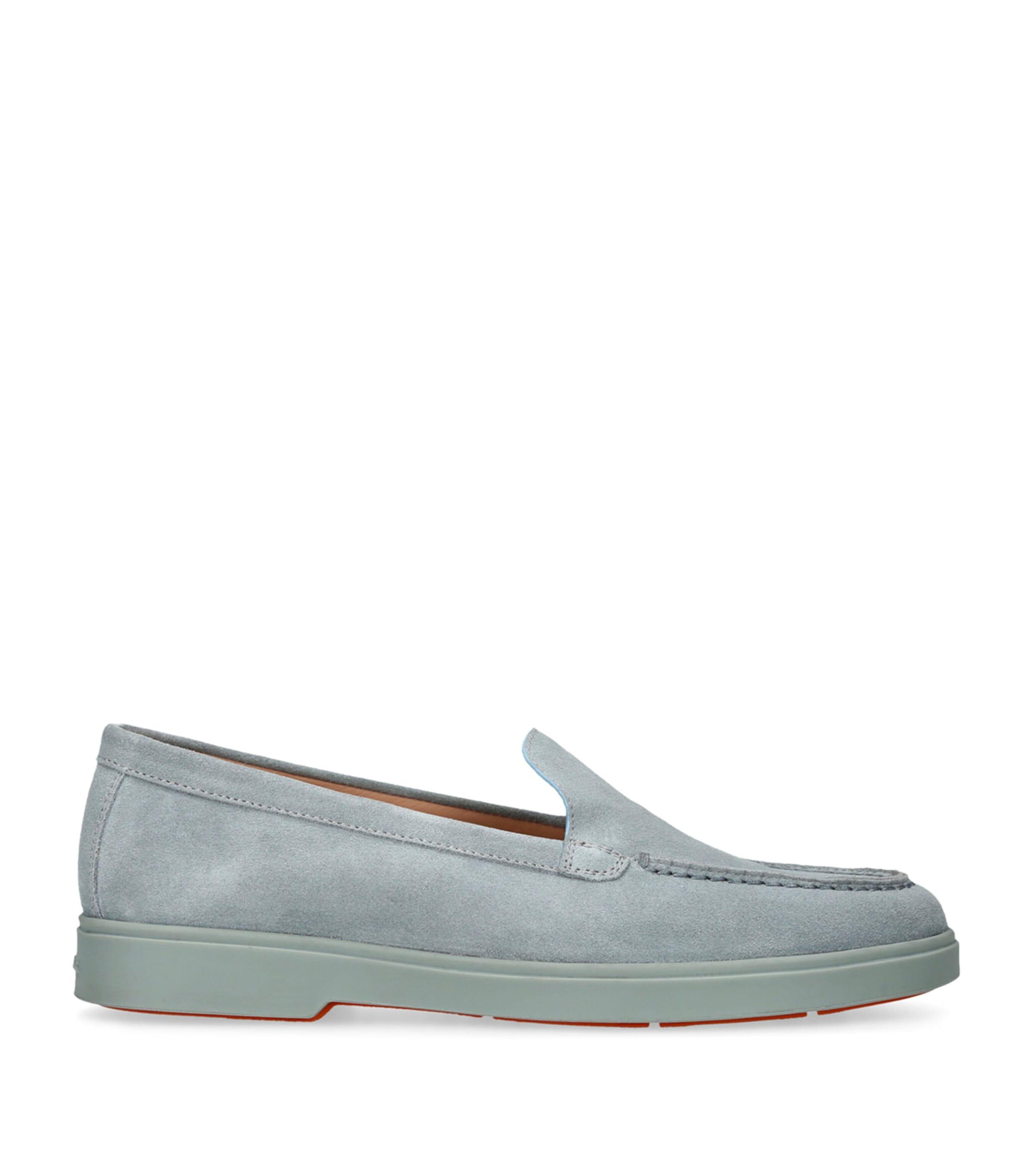 Suede Loafers by SANTONI
