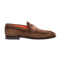 Suede loafers by SANTONI