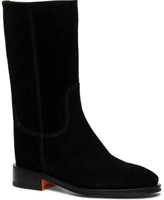 Women's Fleeces Suede Boot by SANTONI