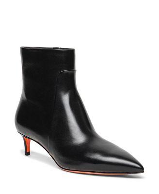 Women's Leather Ankle Boot by SANTONI