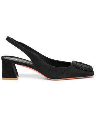Women's Lemon Suede SlingBack Pumps by SANTONI