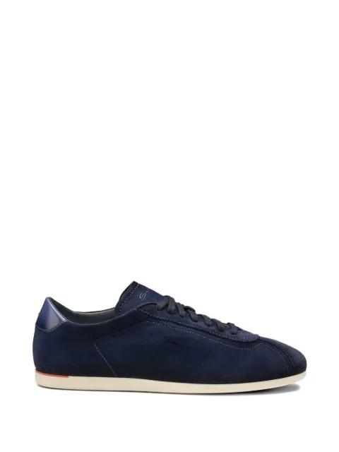 Yorker perforated suede sneakers by SANTONI