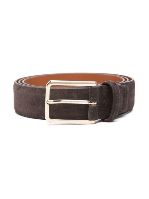 adjustable suede belt by SANTONI