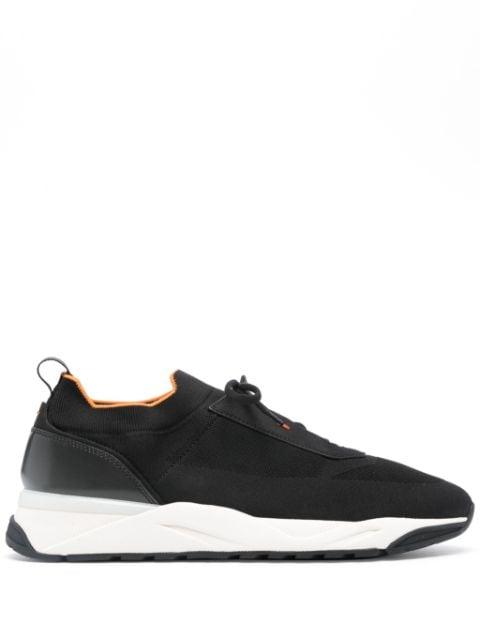 knitted panelled sneakers by SANTONI