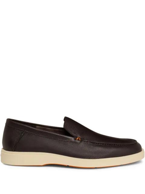 leather loafers by SANTONI