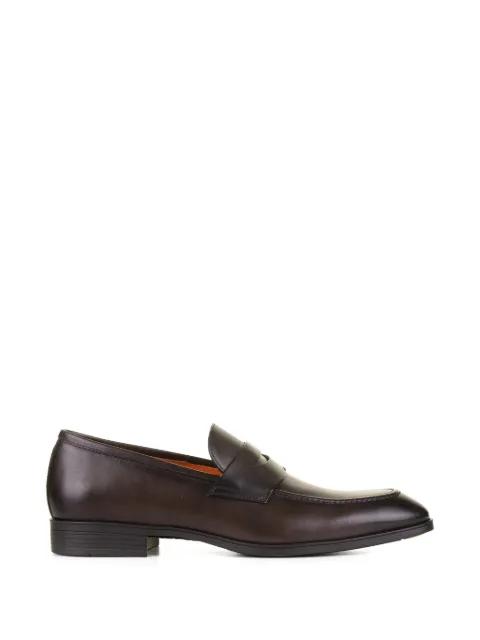 leather loafers by SANTONI