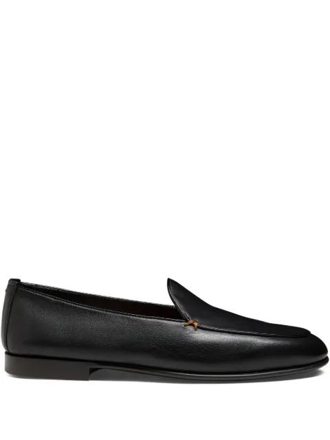 leather loafers by SANTONI