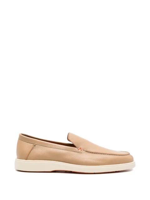 leather loafers by SANTONI