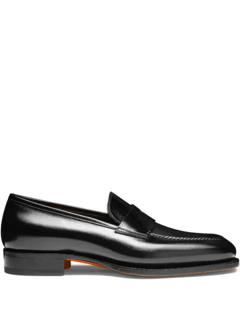 leather loafers by SANTONI