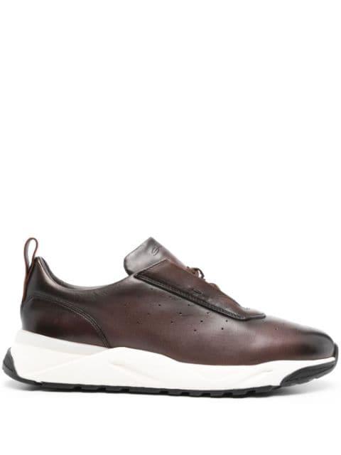 leather sneakers by SANTONI