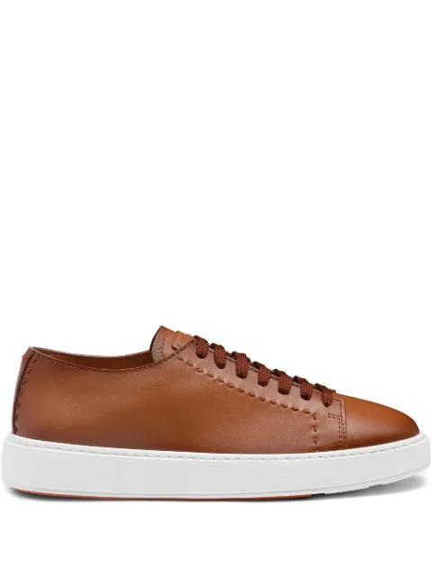 leather sneakers by SANTONI