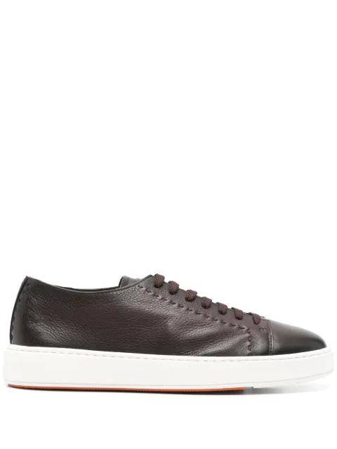 leather sneakers by SANTONI