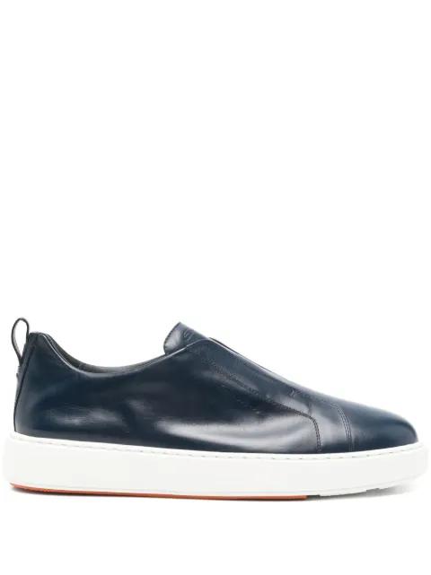 leather sneakers by SANTONI