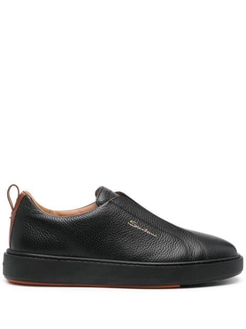 leather sneakers by SANTONI