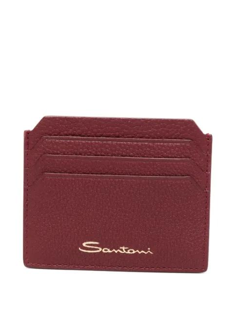 logo-print wallet by SANTONI