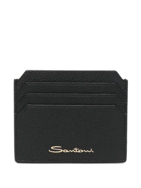 logo-print wallet by SANTONI