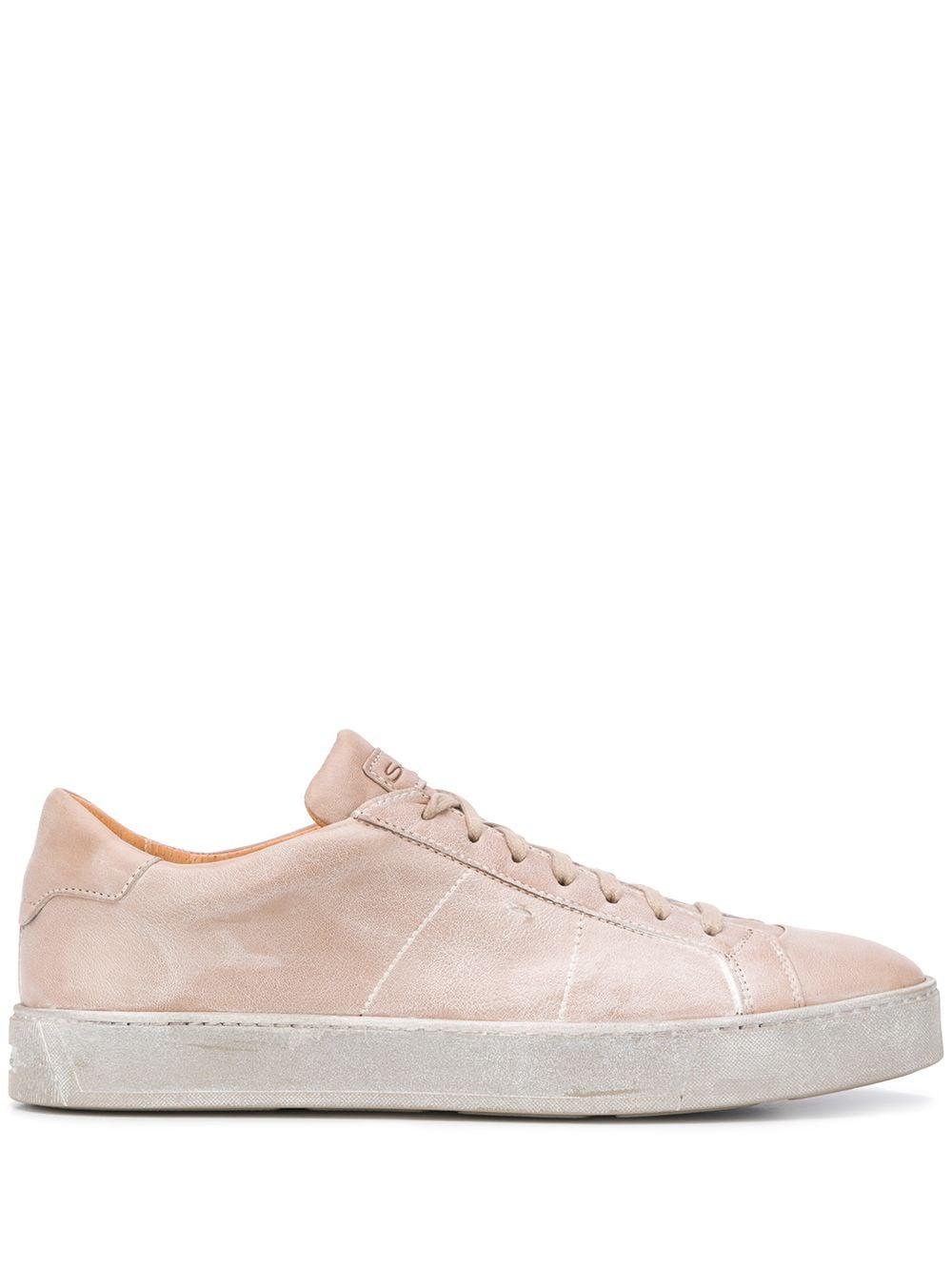 low lace-up sneakers by SANTONI