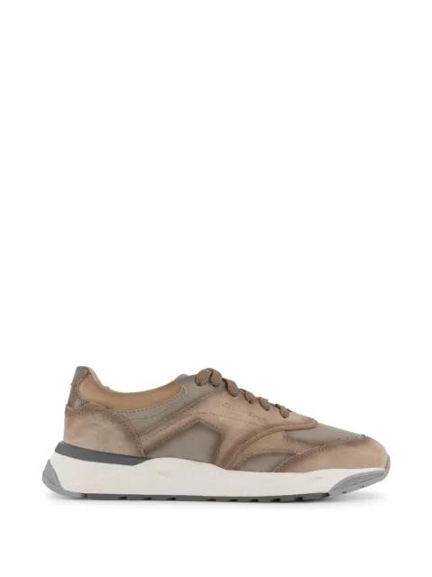 panelled sneakers by SANTONI
