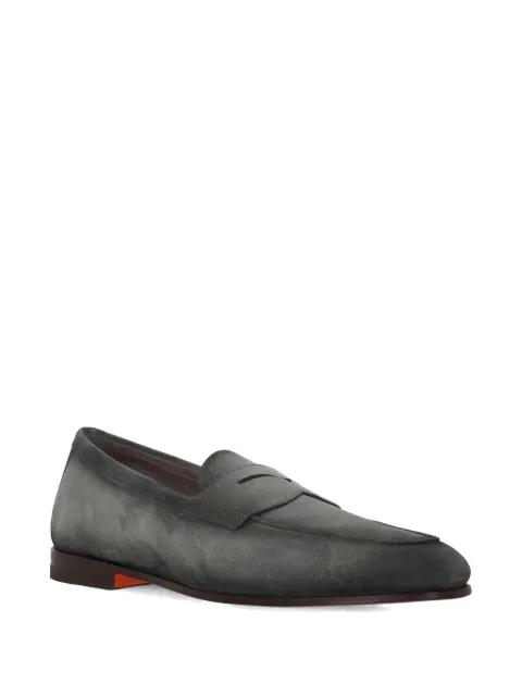 penny strap loafers by SANTONI