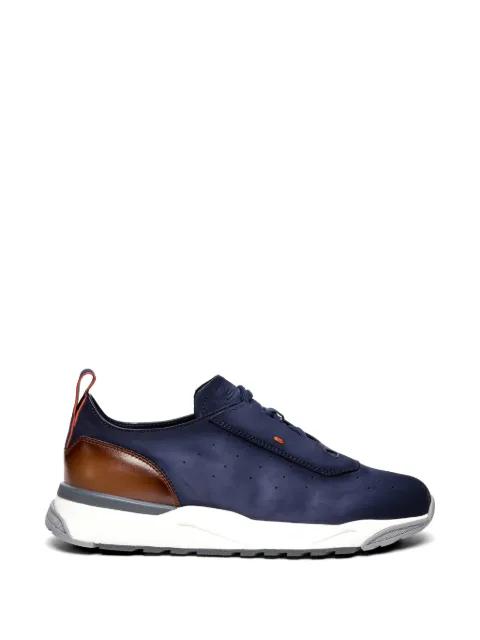 perforated-detail sneakers by SANTONI